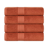 Eco-Friendly Ring-Spun Cotton 4-Piece Bath Towel Set - Bath Towel by Superior Brand