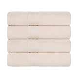 Eco-Friendly Ring-Spun Cotton 4-Piece Bath Towel Set - Bath Towel by Superior Brand