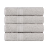 Eco-Friendly Ring-Spun Cotton 4-Piece Bath Towel Set - Bath Towel by Superior Brand