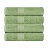 Eco-Friendly Ring-Spun Cotton 4-Piece Bath Towel Set - Bath Towel by Superior Brand