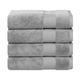Turkish Cotton Heavyweight Bath Towel Set 4-Piece - Aria - Bath Towel by Superior Brand