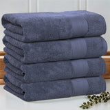 Turkish Cotton Heavyweight Bath Towel Set 4-Piece - Aria - Bath Towel by Superior Brand