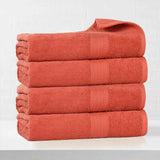 Eco-Friendly Ring-Spun Cotton 4-Piece Bath Towel Set - Bath Towel by Superior Brand