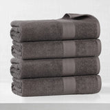 Eco-Friendly Ring-Spun Cotton 4-Piece Bath Towel Set - Bath Towel by Superior Brand