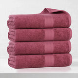 Eco-Friendly Ring-Spun Cotton 4-Piece Bath Towel Set - Bath Towel by Superior Brand