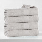Eco-Friendly Ring-Spun Cotton 4-Piece Bath Towel Set