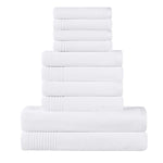 Marble Cotton Textured Towel Set 10-Piece - Towel Set by Superior Brand