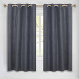Nyan 100% Blackout Machine Washable Grommet Curtains, Set of 2 Panels - Blackout Curtains by Superior Brand