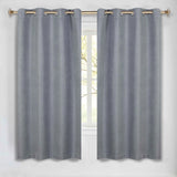Nyan 100% Blackout Machine Washable Grommet Curtains, Set of 2 Panels - Blackout Curtains by Superior Brand