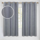 Nyan 100% Blackout Machine Washable Grommet Curtains, Set of 2 Panels - Blackout Curtains by Superior Brand