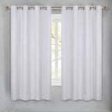 Nyan 100% Blackout Machine Washable Grommet Curtains, Set of 2 Panels - Blackout Curtains by Superior Brand