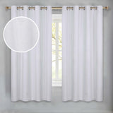 Nyan 100% Blackout Machine Washable Grommet Curtains, Set of 2 Panels - Blackout Curtains by Superior Brand