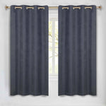 Neal 100% Blackout Machine Washable Grommet Curtains, Set of 2 Panels - Blackout Curtains by Superior Brand