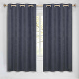 Neal 100% Blackout Machine Washable Grommet Curtains, Set of 2 Panels - Blackout Curtains by Superior Brand