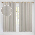 Neal 100% Blackout Machine Washable Grommet Curtains, Set of 2 Panels - Blackout Curtains by Superior Brand