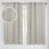 Neal 100% Blackout Machine Washable Grommet Curtains, Set of 2 Panels - Blackout Curtains by Superior Brand