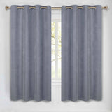 Neal 100% Blackout Machine Washable Grommet Curtains, Set of 2 Panels - Blackout Curtains by Superior Brand