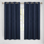Neal 100% Blackout Machine Washable Grommet Curtains, Set of 2 Panels - Blackout Curtains by Superior Brand