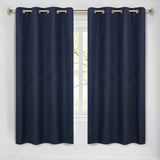 Neal 100% Blackout Machine Washable Grommet Curtains, Set of 2 Panels - Blackout Curtains by Superior Brand