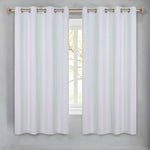 Neal 100% Blackout Machine Washable Grommet Curtains, Set of 2 Panels - Blackout Curtains by Superior Brand