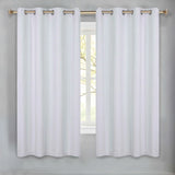 Neal 100% Blackout Machine Washable Grommet Curtains, Set of 2 Panels - Blackout Curtains by Superior Brand