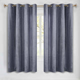 Noor Semi-Blackout Chenille Washable Grommet Curtains, Set of 2 Panels - Blackout Curtains by Superior Brand