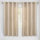 Noor Semi-Blackout Chenille Washable Grommet Curtains, Set of 2 Panels - Blackout Curtains by Superior Brand