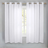 Noor Semi-Blackout Chenille Washable Grommet Curtains, Set of 2 Panels - Blackout Curtains by Superior Brand