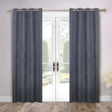Neal 100% Blackout Machine Washable Grommet Curtains, Set of 2 Panels - Blackout Curtains by Superior Brand
