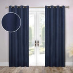 Neal 100% Blackout Machine Washable Grommet Curtains, Set of 2 Panels - Blackout Curtains by Superior Brand