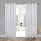 Neal 100% Blackout Machine Washable Grommet Curtains, Set of 2 Panels - Blackout Curtains by Superior Brand