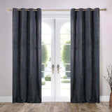 Noor Semi-Blackout Chenille Washable Grommet Curtains, Set of 2 Panels - Blackout Curtains by Superior Brand