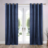 Noor Semi-Blackout Chenille Washable Grommet Curtains, Set of 2 Panels - Blackout Curtains by Superior Brand