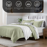 650 Thread Count Egyptian Cotton Solid Duvet Cover - Egyptian Cotton Duvet Cover Set by Superior Brand