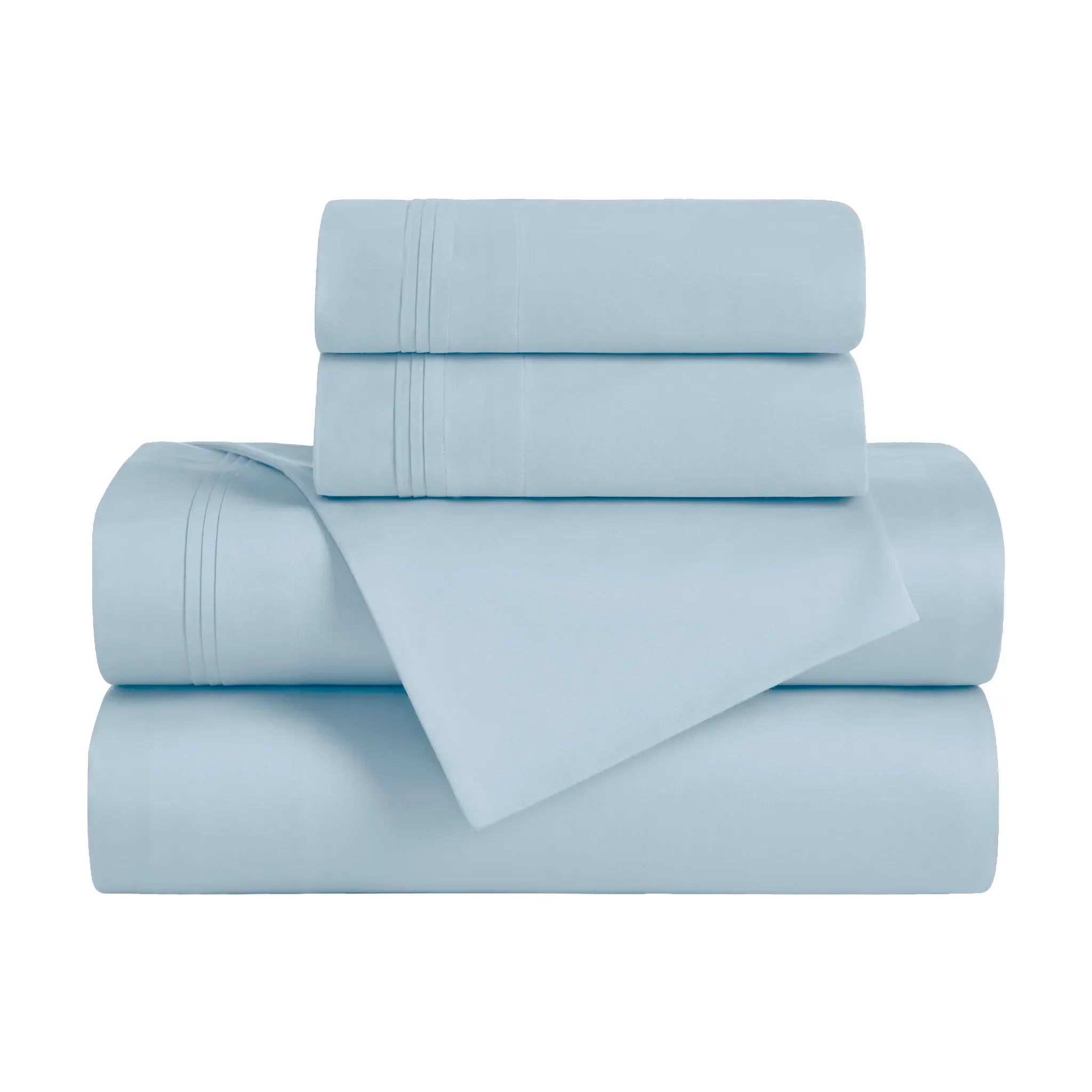 650 Thread Count Egyptian Cotton Bed Sheets - Sateen Weave - Egyptian Cotton Sheet Set by Superior Brand