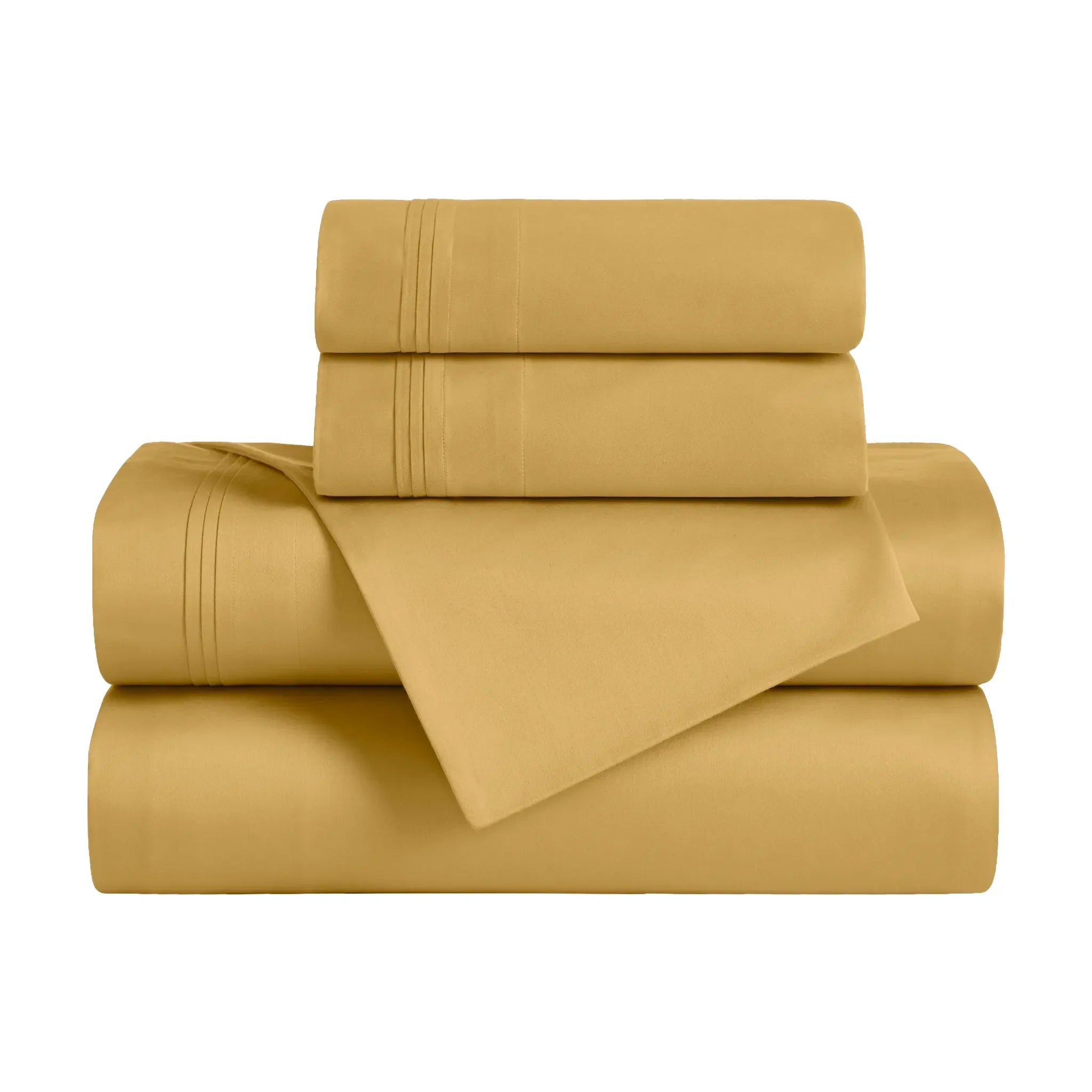 650 Thread Count Egyptian Cotton Bed Sheets - Sateen Weave - Egyptian Cotton Sheet Set by Superior Brand
