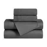 650 Thread Count Egyptian Cotton Bed Sheets - Sateen Weave - Egyptian Cotton Sheet Set by Superior Brand
