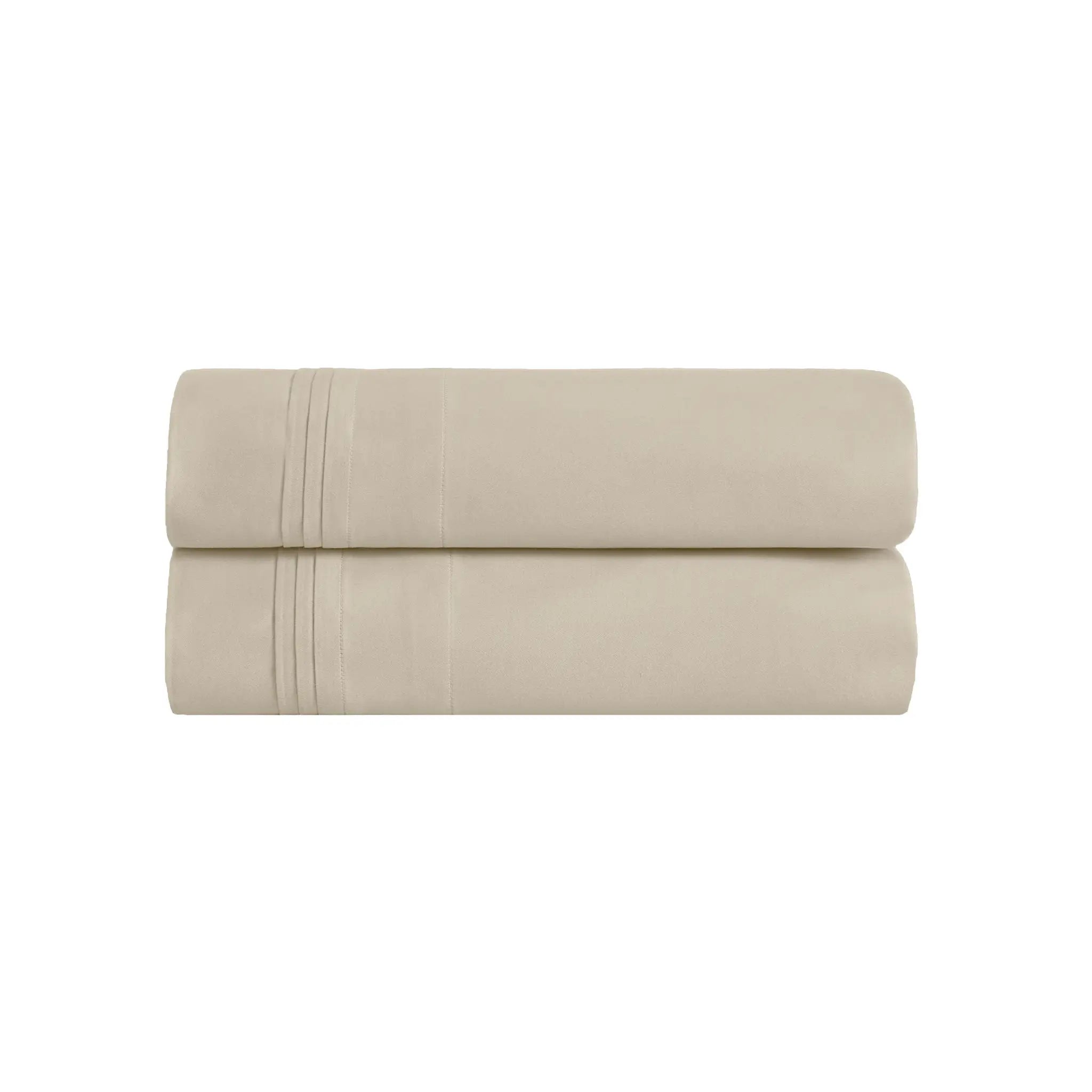 100% Egyptian Cotton 650 Thread Count Solid Pillowcase Set - Egyptian Cotton Pillowcases by Superior Brand