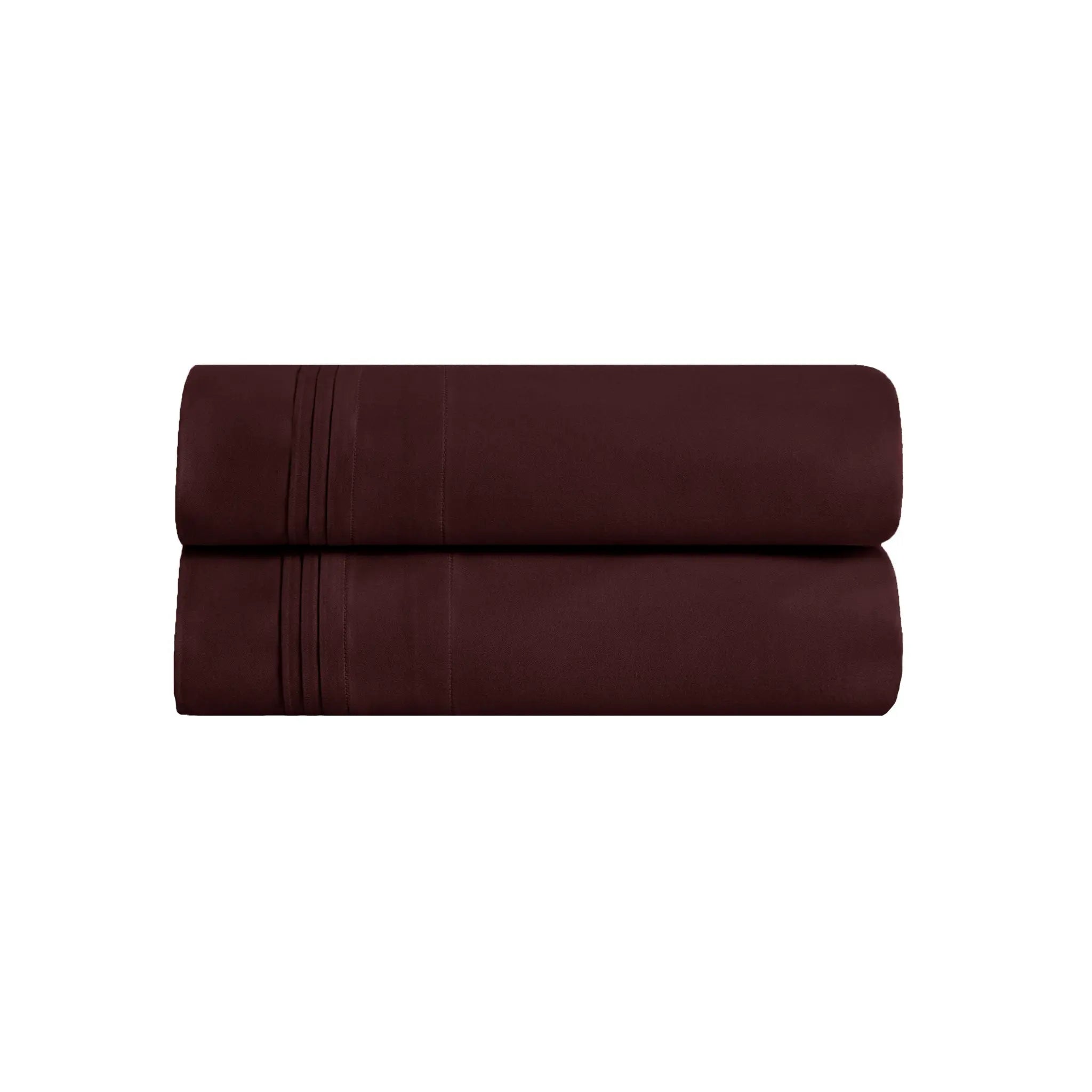100% Egyptian Cotton 650 Thread Count Solid Pillowcase Set - Egyptian Cotton Pillowcases by Superior Brand