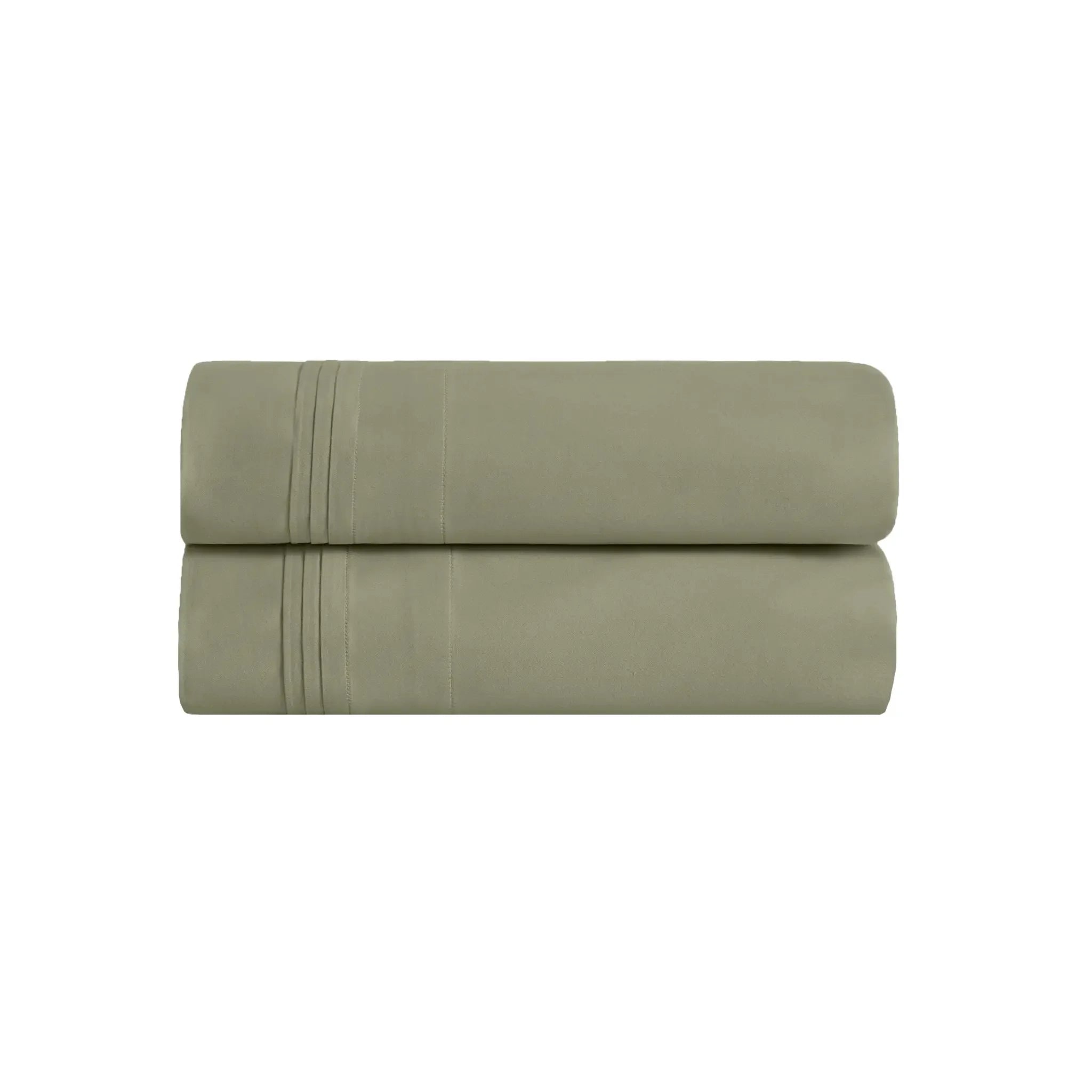 100% Egyptian Cotton 650 Thread Count Solid Pillowcase Set - Egyptian Cotton Pillowcases by Superior Brand