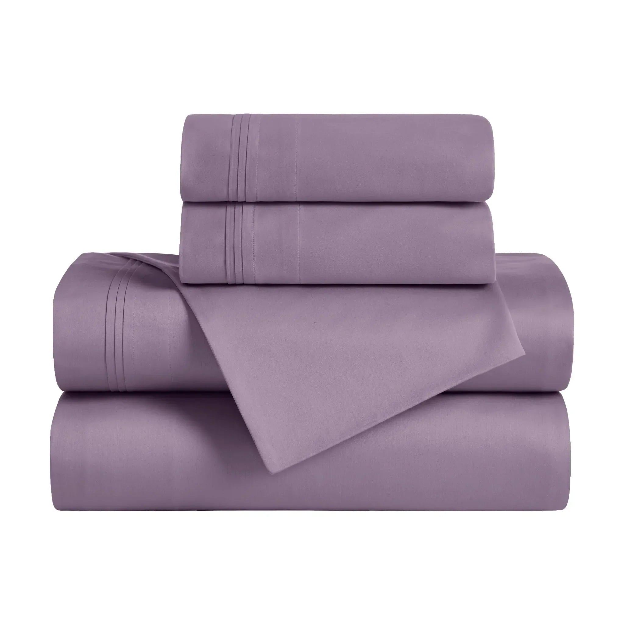 650 Thread Count Egyptian Cotton Bed Sheets - Sateen Weave - Egyptian Cotton Sheet Set by Superior Brand