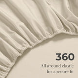 650 Thread Count Egyptian Cotton Bed Sheets - Sateen Weave - Egyptian Cotton Sheet Set by Superior Brand