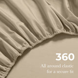 650 Thread Count Egyptian Cotton Bed Sheets - Sateen Weave - Egyptian Cotton Sheet Set by Superior Brand