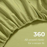 650 Thread Count Egyptian Cotton Bed Sheets - Sateen Weave - Egyptian Cotton Sheet Set by Superior Brand