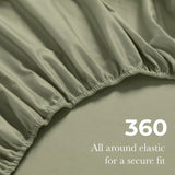 650 Thread Count Egyptian Cotton Bed Sheets - Sateen Weave - Egyptian Cotton Sheet Set by Superior Brand