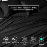 100% Egyptian Cotton 650 Thread Count Solid Pillowcase Set - Egyptian Cotton Pillowcases by Superior Brand