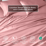 100% Egyptian Cotton 650 Thread Count Solid Pillowcase Set - Egyptian Cotton Pillowcases by Superior Brand