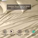 100% Egyptian Cotton 650 Thread Count Solid Pillowcase Set - Egyptian Cotton Pillowcases by Superior Brand