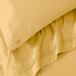 100% Egyptian Cotton 650 Thread Count Solid Pillowcase Set - Egyptian Cotton Pillowcases by Superior Brand