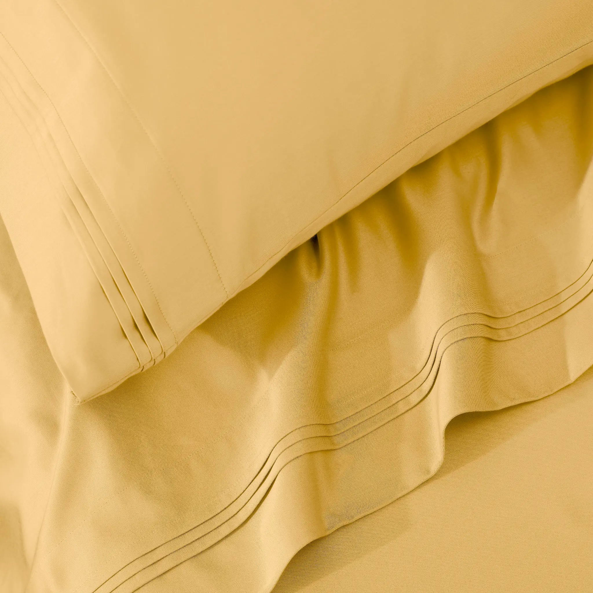 100% Egyptian Cotton 650 Thread Count Solid Pillowcase Set - Egyptian Cotton Pillowcases by Superior Brand